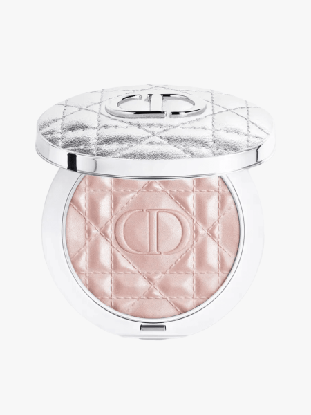 Dior Forever Glow Luminizing Powder in branded component on a light gray background